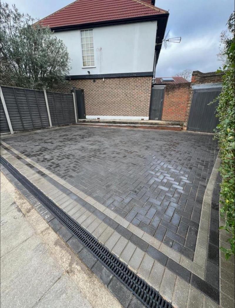 block paved driveway aylesbury after